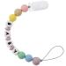 Pacifier Clip Personalized Name  Ausbay Customized Binky Holder Teething Silicone Beads Toys for Baby Boys Girls Toddlers - Candy