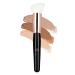 Professional Mini Angled Brush - For Under-Eye Nose Contour Brush for Concealing Blending Setting and Buffing with Powder Liquid Cream - 1.3 Angled Contour Brush