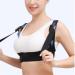 DFHBFG Sitting Posture Anti-Hunchback Correction Artifact Breathable Hunchback Adult Invisible Orthodontic Belt(Size:Medium) Medium D