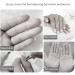Moisturizing Hand Mask Gloves (3 Pairs) with Honey | Ultimate Hand Care for Dry Aging Cracked Skin - Buy Online on SooperMarket.com