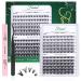 Fenshine Cluster Eyelash Extensions 240pcs 20D/40D Cluster Eyelashes Mixed  Natural False Eyelashes Cluster Soft Individual Lashes Clusters Mix 9-14mm 240Pcs 0.07D Curl 20D+40D Lashes Extension Kit