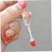 4 Pcs Silicone Lip Brushes - Portable Lipstick Applicator Wands & Mini Lip Scrub Brush for Gloss | International Shipping - Buy Online on SooperMarket.com