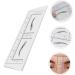 Mikinona Eyebrow Ruler 10pcs Eyebrow Design Ruler Transparent Ruler Eyebrow Guide Template Shape Disposable Measuring Ruler - Buy Online on SooperMarket.com