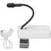 LED Ear Pick Lamp - USB Rechargeable Multifunction 3 Speeds Ear Wax Removal Tool for Ear Cleaning (White) - Buy Online on SooperMarket.com