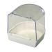 Moondown Farm Cage Bird Bath White Plastic for Finch Canary Budgie