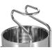 Premium 2 PCs Shaving Brush Stand Set - Stainless Steel Holder & Bowl Grooming Kit | Perfect Gift for Men - Buy Online on SooperMarket.com