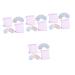 4 Sets Wash Breast Pads Feeding Pads Breast Cushion Breast Pads for Women Anti Galactorrhea Cushion Reuse Breast Pad Spill Prevention Breast Pad Mother Breast Pads Reusable Cushion