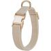YUDOTE Ultra-Soft Natural Cotton Dog Collar for Medium Dogs with Sensitive Skin - Cream White - Buy Online on SooperMarket.com