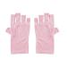 FIOERDTUIE Nail Art Glove Manicure Supplies Hand Protector Protective Gear Multifunctional Compact Size Simple Operation Nail Art Glove Pink