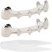 Party Teeth Brace Compatible Fashionable Hip Hop Brace Brass for Party for Halloween for Music Concerts(Silver) - Buy Online on SooperMarket.com