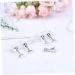 Healeved 2 Sets Nail Art Accessories Crystals for Nails Nail Polish Tips Stand Tool Stand Nail Practice Stand Nail Tips Holder Fake Nail Holder Nail Art Tip Display Base Frame Magnet 2.5*1cm Silver - Buy Online on SooperMarket.com
