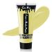 Go Ho Pastel Yellow Cream Face Body Paint(2.37oz 70ml) Water Based Pastel Yellow Makeup Face Painting for SFX Cosplay Costumes Festivals Halloween Make up