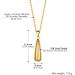 Personalized Prosteel Urn Chain Necklace - Memorial Ash Pendant with Cross Maria & Life Tree - 18K Gilded Stainless Steel - 55cm/50cm Chain - Buy Online on SooperMarket.com
