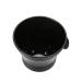 Black Plastic Shaving Bowl & Soap Dish - Men's Shaving Foam Cream Bowl for Effortless Grooming | International Shipping - Buy Online on SooperMarket.com