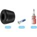 Patikil Roller Skate Toe Stops - Black Rubber Brake Stoppers with Screwdriver | Shop Now - Buy Online on SooperMarket.com