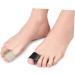 FOMIYES Orthopedic Toe Separator and Straightener - 4 Pairs, Flexible Bunion Corrector for Men and Women - Black, 2.5x2cm - Buy Online on SooperMarket.com