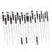 Shop Housoutil 60 Pcs Eyeshadow & Eyelash Brush Kit - Portable Makeup Accessories for Women | International Shipping - Buy Online on SooperMarket.com