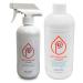 Baby Everything Cleaner (16oz + Concentrate Makes 80oz) Hypoallergenic. Hypochlorous Technology. No Residue. Unscented. No Rinse. Baby Safe cleaner for Toys Pacifier High Chair and Nursery. Fine Spray for Everywhere Everything.