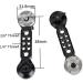 NICEYRIG Rosette Handle Kit with Extension Arm for 15mm DSLR Shoulder Pad Rig System - M6 Threaded - Buy Online on SooperMarket.com