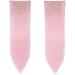 Light Pink 26 Inch Straight Clip in Hair Extensions - 8Pcs Full Head Synthetic Hairpiece with 18 Clips - Buy Online on SooperMarket.com