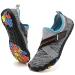 Boys & Girls Water Shoes Lightweight Comfort Sole Easy Walking Athletic Slip on Aqua Sock(Toddler/Little Kid/Big Kid) 2 Big Kid 547.grey.blue