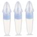 Ibasenice 3 STK rice muesli bottle of grain feeder grain feeding Feder Rice Cereal Feder Silicone Feeder Bottle Feeder Press the peeler baby rice flakes 21x5x5cmx3pcs Blaux3stk