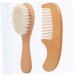 Healeved 2pcs Toddler Baby Brushes for Hair - Baby Gift Set with Wooden Comb and Bath Brush - Baby Grooming Essentials - Buy Online on SooperMarket.com