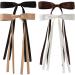 Hair Clip Bow Y2K Style Balletcore Long Bow Flat Clips Balletcore Hairpin Bow Elegant Hair Clip for Bunches D type 6 piece set - Buy Online on SooperMarket.com