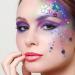 Yeweian Purple Blue Eyeshadow Palette - 16 Glitter Matte Shades, Waterproof Korean Makeup - Buy Online on SooperMarket.com