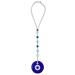 Cobee Evil Eye Car Hanging Ornament Evil Blue Eye Charms for Car Rear View Mirror Evil Eye Beaded Decor Car Charms Pendant Car Amulet Ornament for Protection & Blessing (Classic Evil Eye)