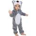 COOKY.D Baby Hooded Rompers Infant Winter Flannel Jumpsuit Pajamas 2-36 Months 3-6 Months Koala