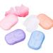 MKDSU Disposable Travel Soap Carton Sanitizer Paper Soap - 500 Pieces, Color 5pcs - Buy Online on SooperMarket.com