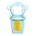 Baby Food Fruit Feeder - Portable Pacifier with Food-Safe Silicone Rings & Easy-Clean Handle | Tommee Tippee Schnuller - Blau - Buy Online on SooperMarket.com