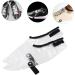 Angoily Barber Shoe Covers - Haircut Protector & Hair Dye Cloak Set | Transparent 34x15cm Ideal for Hairdressers & Cosmetologists - Buy Online on SooperMarket.com