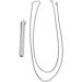 Stress Relief Mindful Necklace Increase Lung Volume Reduce Anxiety Mindful Breathing Necklace Skin Friendly for Men for Daily Wear (Steel Color) - Buy Online on SooperMarket.com