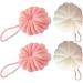 OSALADI 4pcs Pumpkin Bath Flowers - Exfoliating Shower Pouf Loofah & Bath Sponge for Toddlers - Portable Bath Ball & Body Scrubber - Buy Online on SooperMarket.com