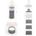 Nordlif Portable Milk Powder Dispenser Pot - Non-Spill, Stackable, BPA Free (4 Layers) - Buy Online on SooperMarket.com