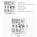 Alexnailart Nail Stamping Plate FA073 - Flower Design Stencil for DIY Manicure - Buy Online on SooperMarket.com