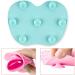 Dajidafu Women Eyeshadow Foundation Concealer Makeup Brush Cleaning Mat Hotel Portable Nonslip Eyebrow Pen Silicone Washing Pad Green - Buy Online on SooperMarket.com