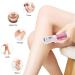 Portable Smooth Glide Epilator for Women - Cordless Electric Facial Hair Removal and Peach Fuzz Remover for Bikini, Face, Arms, Legs, Armpits - Gentle and Sensitive Skin Care - Buy Online on SooperMarket.com
