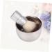 Premium Housoutil Men's Shaving Cream & Brush Set - Travel-Friendly Stainless Steel Shaving Cup & Bowl - Buy Online on SooperMarket.com