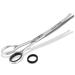Dog hair scissors fur scissors CURVED with MICRO TOOTHING