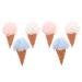 NOLITOY 6pcs Bath Ball Shower Ball Ice Cream Bath Shower Sponges for Women Exfoliating Sponge Body Loofahs for Shower Exfoliate Body Sponges for Shower Reusable Travel