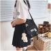 Kawaii Black Mini Backpack with Accessories for Teens - Aesthetic Small Backpack - Buy Online on SooperMarket.com