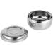 FILFEEL Shaving Bowl with Lid - Silver Metal Men s Wet Shaving Soap Mug | Premium Facial Care Tool for Smooth Shaving - Buy Online on SooperMarket.com