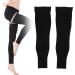 Buy Sonew Compression Stockings - Toeless Long Leg Cuffs for Men & Women | Non-Slip Travel Socks for Sports & Hiking (XXL) - International Shipping - Buy Online on SooperMarket.com