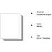 White Cardstock 100 Sheets 8.5 x 11 - Ohuhu Heavyweight 80lb Cover Card Stock - Perfect for Crafts and DIY Cards - Buy Online on SooperMarket.com
