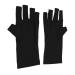 Fingerless UV Protection Manicure Gloves 2 Pairs UV Gloves Excellent Elasticity Art UV Blocking Gloves for Nail Gel Dryer Professional Fingerless Gloves for Protecting Hands from UV Nail Lamp Black - Buy Online on SooperMarket.com