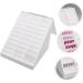 Healeved 1pc Nail Art Display Box Nail Polish Sample Display Nail Sample Display Board Manicure Display Board Nail Polish Display Rack Nail Gel Grid Display Stand White - Buy Online on SooperMarket.com