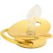 Marhynchus Gold Baby Pacifier & Clip - Soft Silicone Ergonomic for 6-18 Months (Letter J) - Buy Online on SooperMarket.com